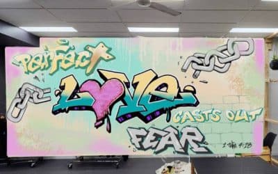 Graffiti art takes on the message of hope in Frankston